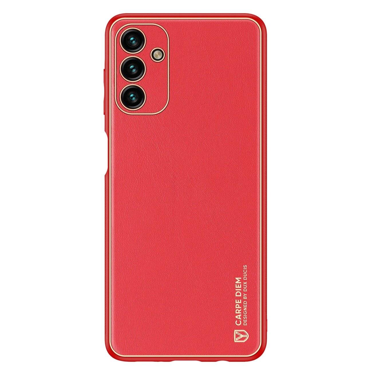 Dux Ducis Yolo elegante Hülle ökologischem Leder Samsung Galaxy A13 5G rot