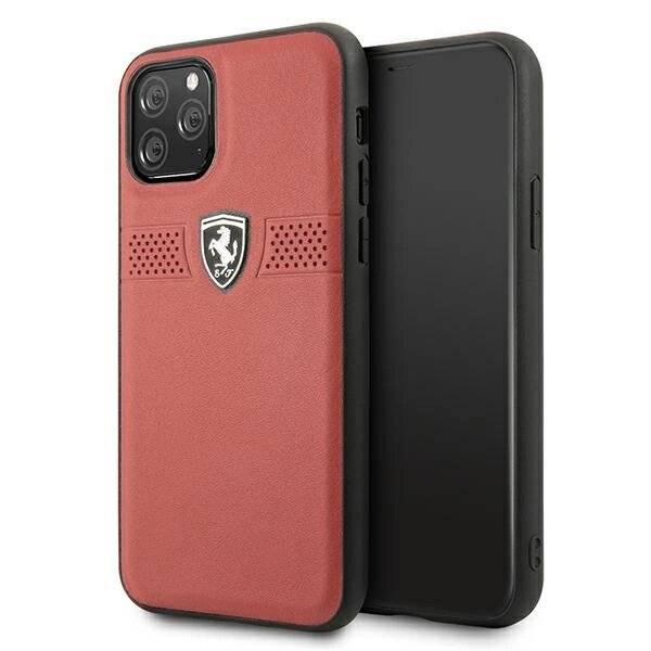 Ferrari FEOBAHCN58RE iPhone 11 Pro 5.8″ rot/rot Hardcase Off Track Leder