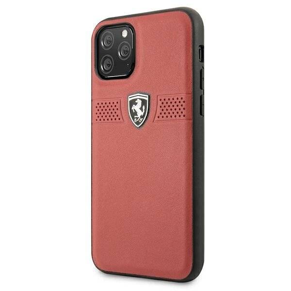 Ferrari FEOBAHCN58RE iPhone 11 Pro 5.8″ rot/rot Hardcase Off Track Leder