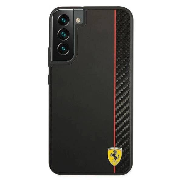Ferrari FESAXHCS22MBK S22+ S906 schwarz/schwarz Hartschalenkoffer On Track Carbon Stripe
