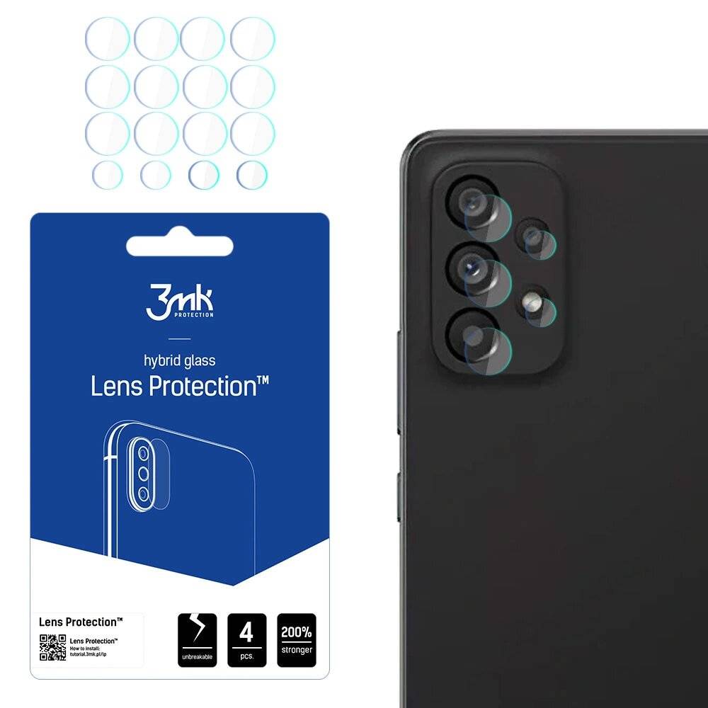 3MK Lens Protect Sam A53 5G A536 Kameraobjektivschutz 4 Stk