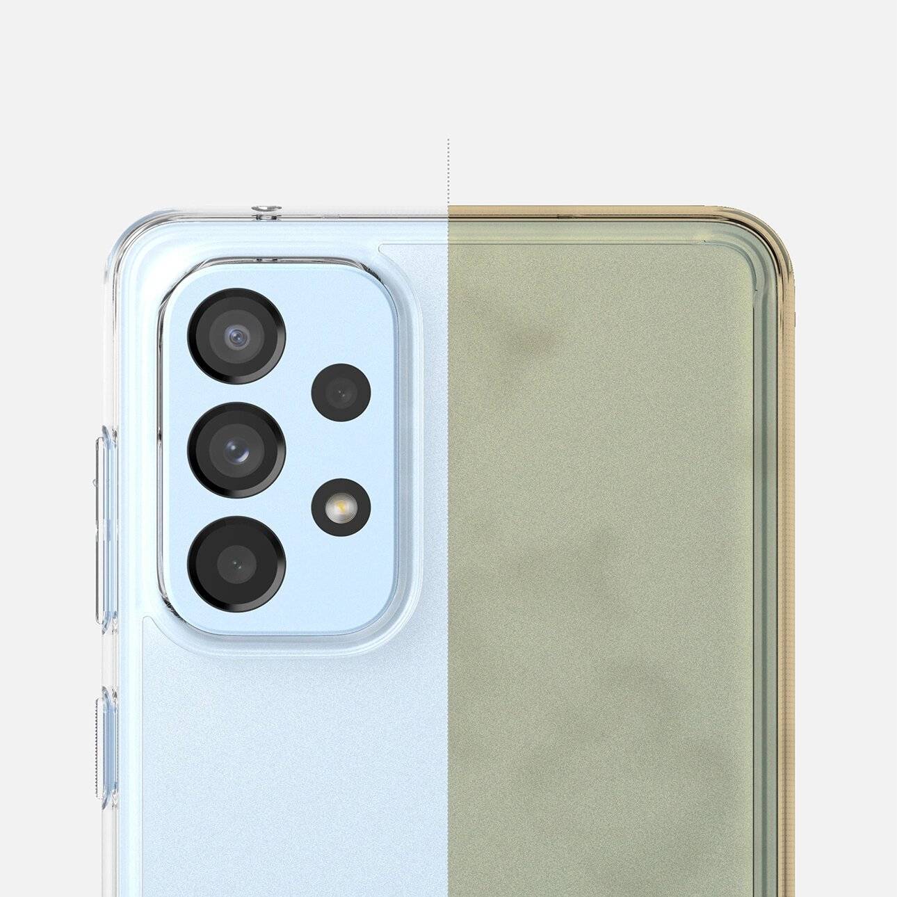 Ringke Fusion Matte TPU-Hülle Rahmen Samsung Galaxy A73 durchscheinend