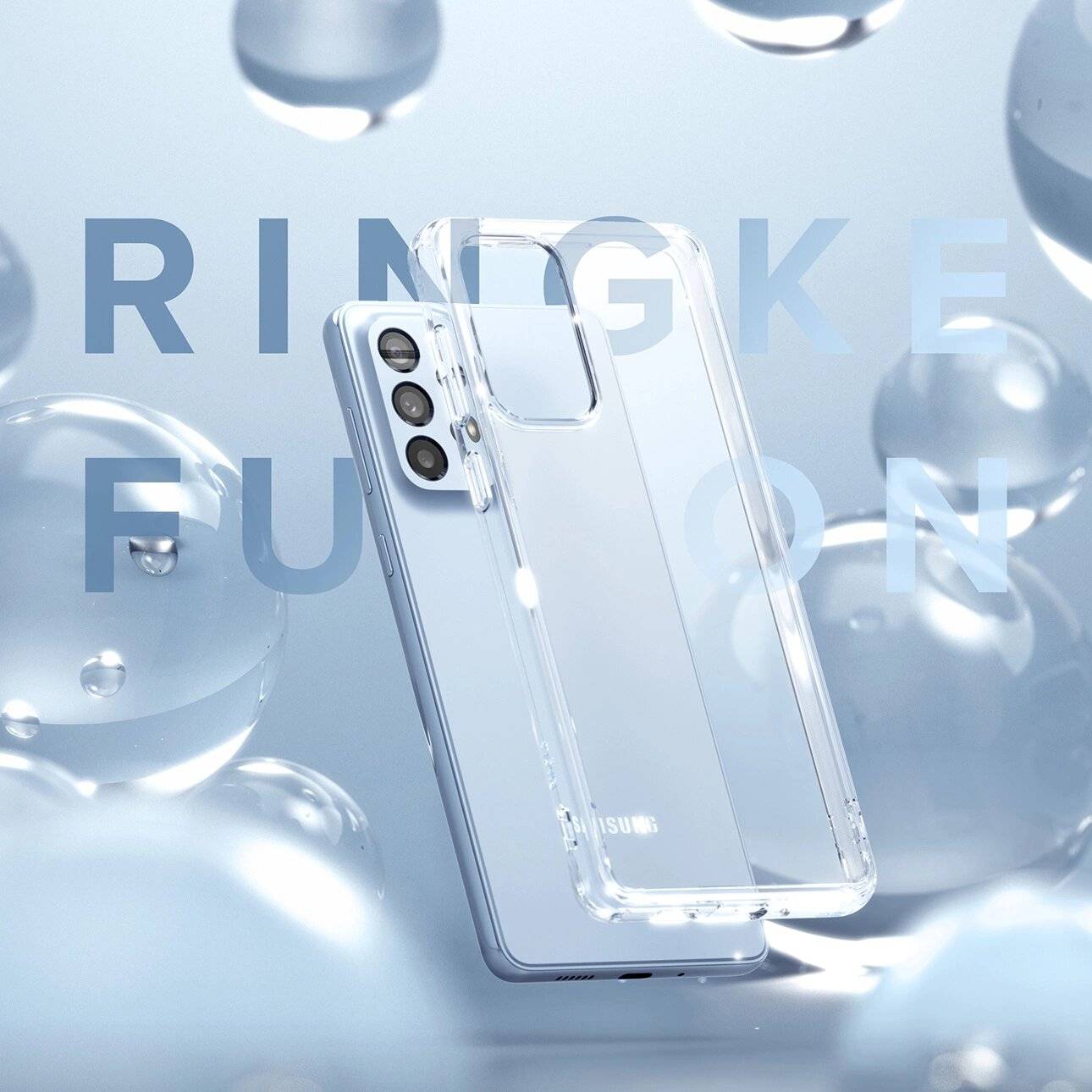 Ringke Fusion Matte TPU-Hülle Rahmen Samsung Galaxy A73 durchscheinend