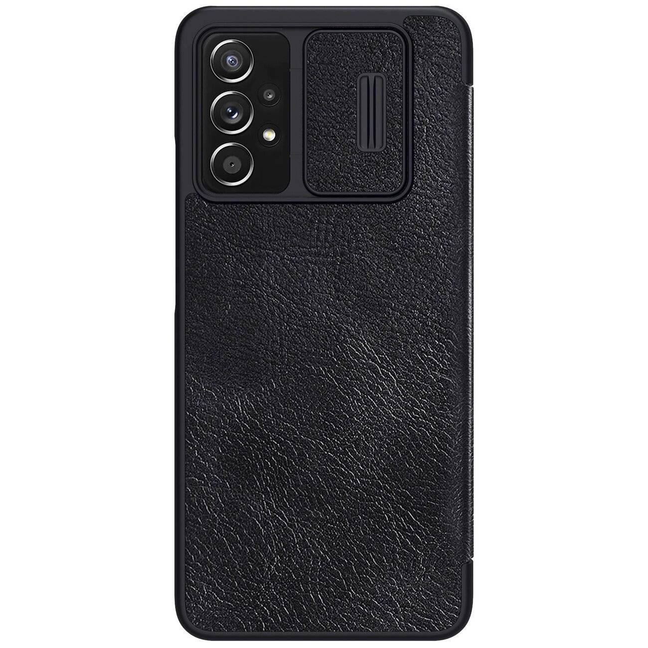 Nillkin Qin Lederholsterhülle Samsung Galaxy A73 schwarz