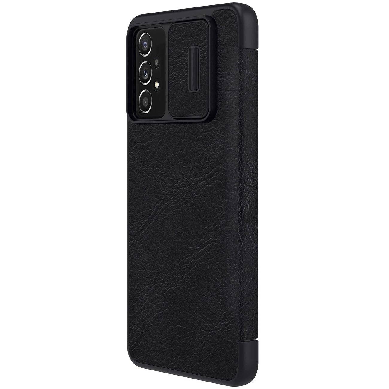 Nillkin Qin Lederholsterhülle Samsung Galaxy A73 schwarz