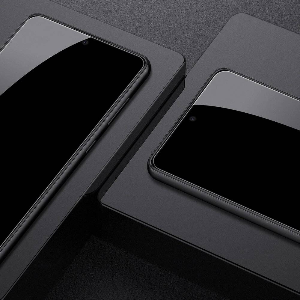 Nillkin CP+PRO ultradünnes Vollbild-Hartglas 0,2 mm Rahmen 9H Samsung Galaxy A73 schwarz