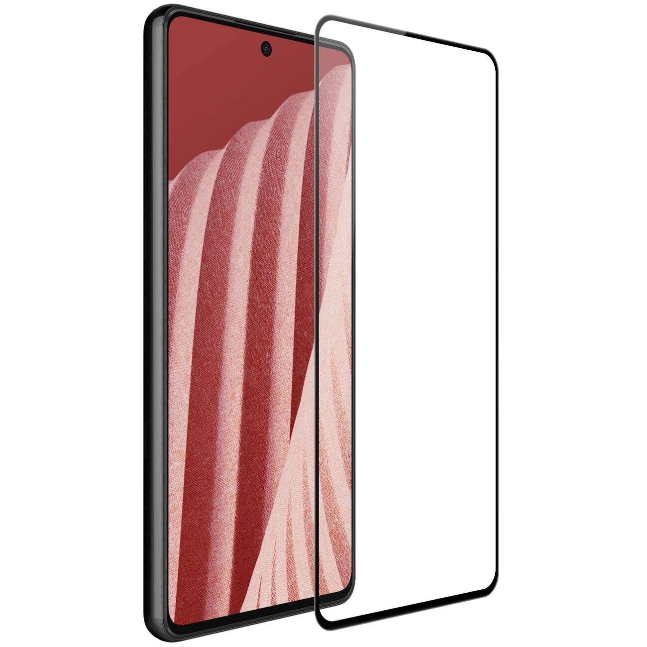 Nillkin CP+PRO ultradünnes Vollbild-Hartglas 0,2 mm Rahmen 9H Samsung Galaxy A73 schwarz