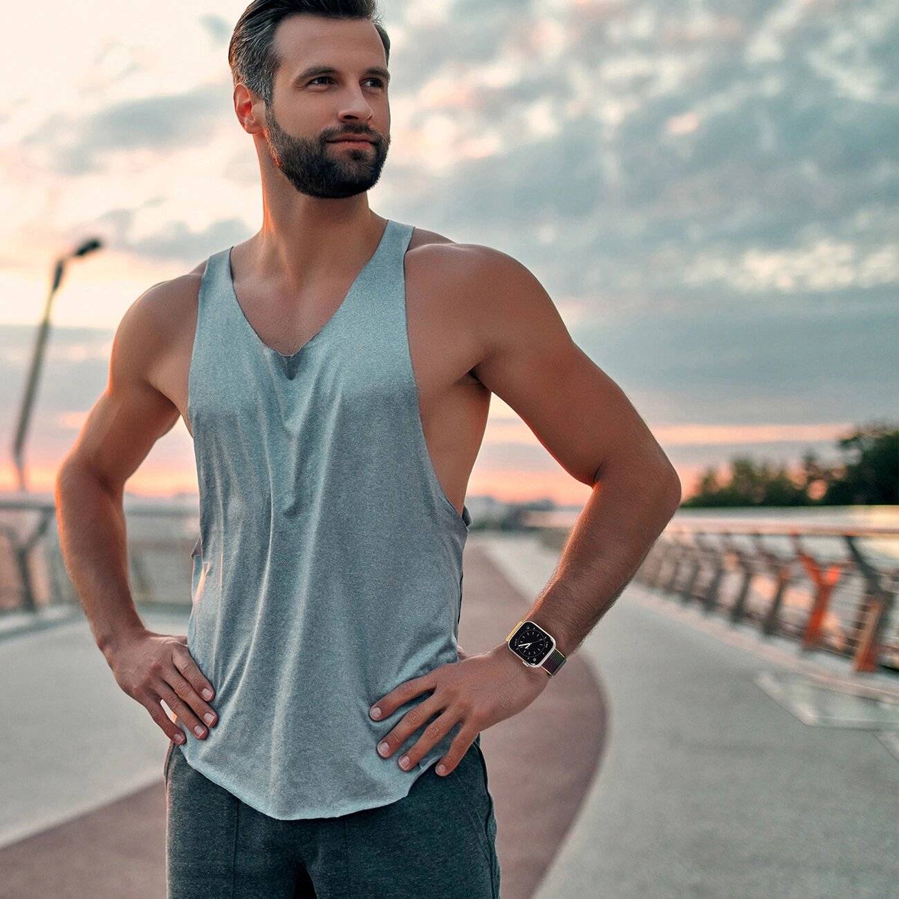 Dux Ducis Armband Watch 9 / 8 7 6 5 4 3 2 SE 41 40 38 mm Bandarmband Grün Sportversion