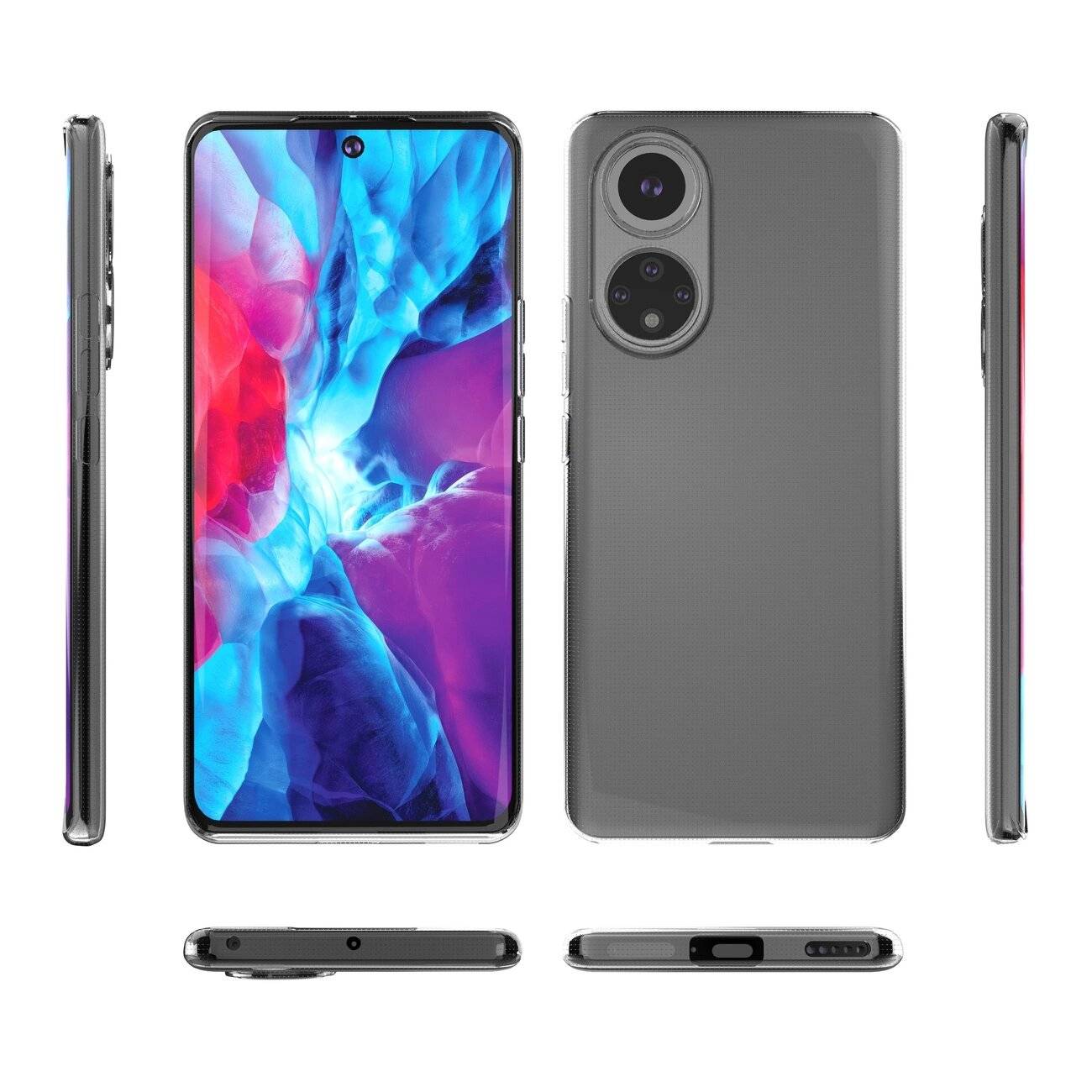 Ultra Clear 0,5 mm Honor 50 Pro Gel-Cover