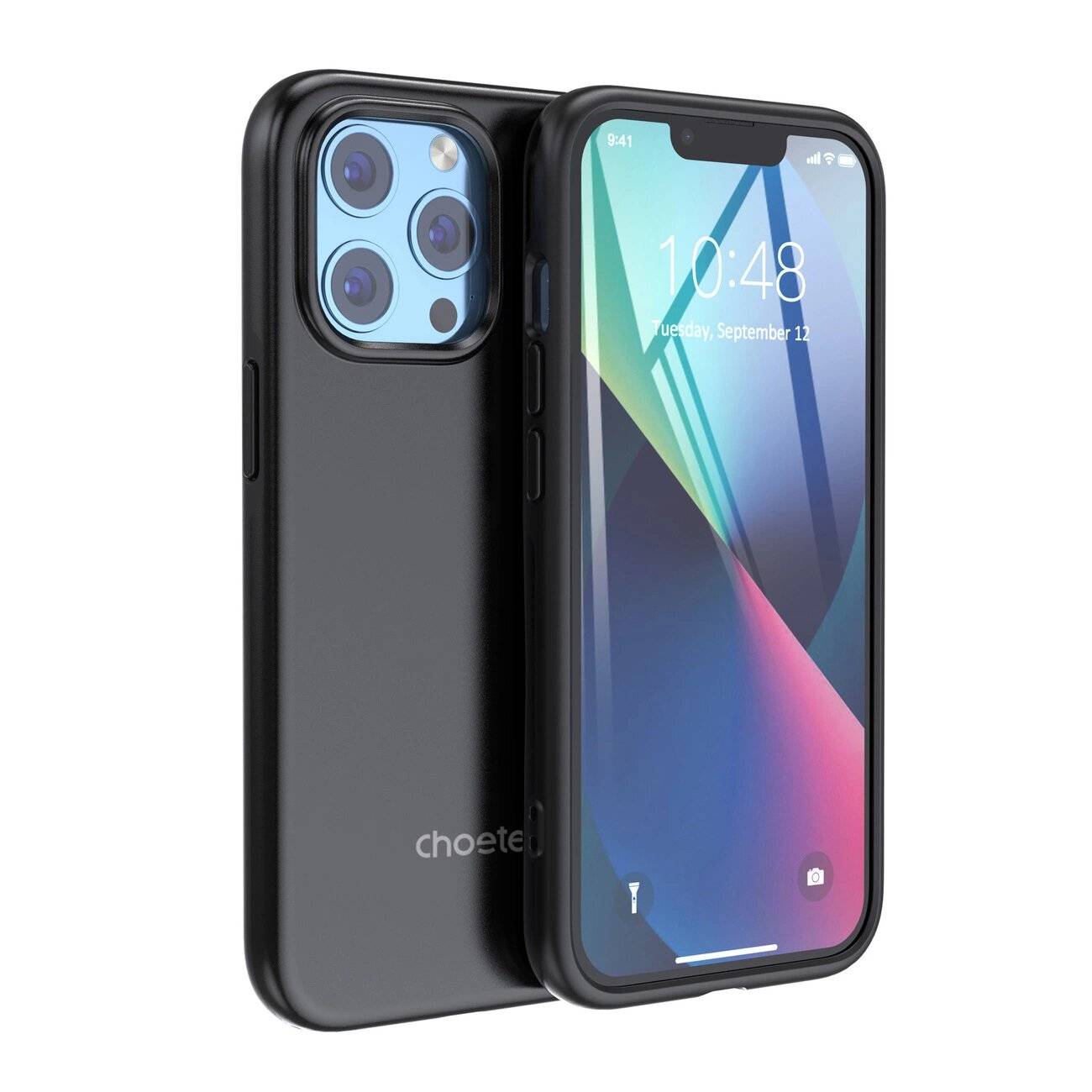 Choetech MFM Anti-Drop Case Cover iPhone 13 Pro Max schwarz PC0114-MFM-BK