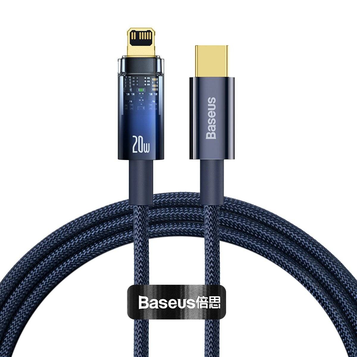 Baseus CATS000003 Lightning – USB-C-Kabel 20 W 480 Mbit/s 1 m blau