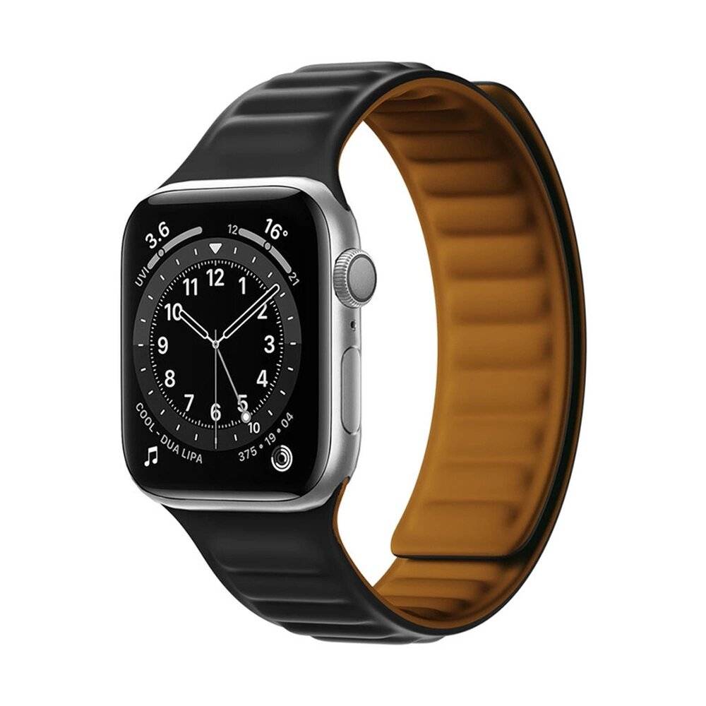 Magnetarmband Apple Watch 41 mm, Schwarz