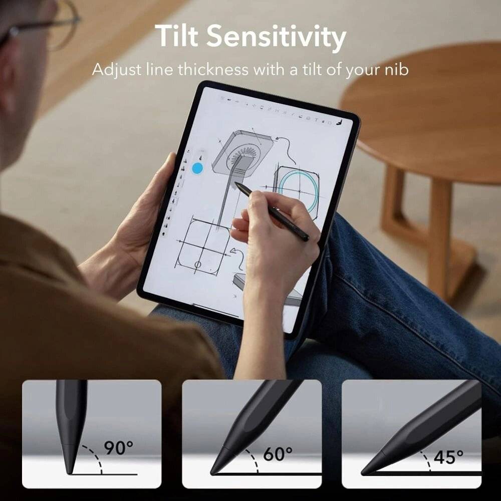 ESR Digital+ Magnetischer Eingabestift iPad – Schwarz