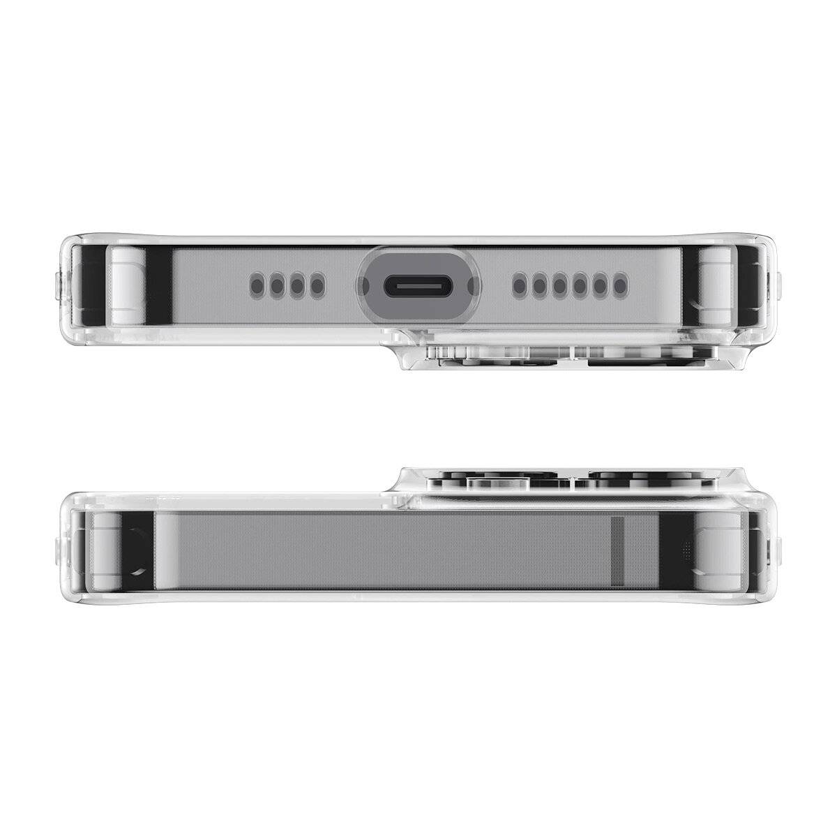 Baseus Frosted Glass Case Cover iPhone 13 Pro Hardcover Gelrahmen Transparent ARWS000702