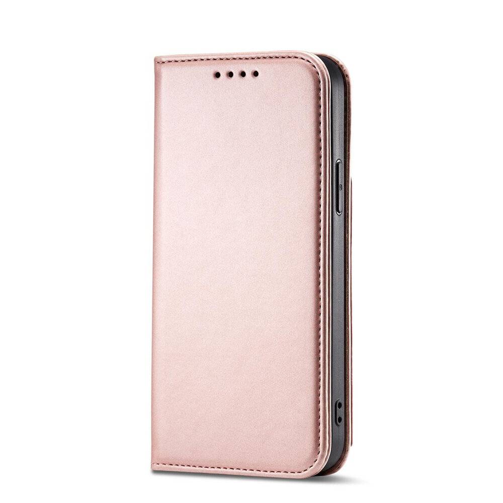 Magnetkartenhülle iPhone 12 Pro Max Tasche Kartenetui Kartenhalter Pink
