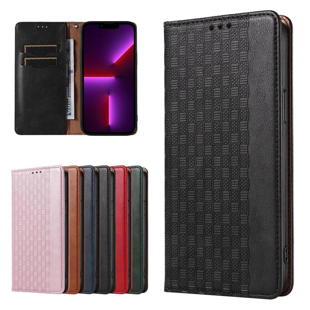 Magnet Strap Case iPhone 12 Pro Max Tasche Wallet + Mini Lanyard Pendant Schwarz