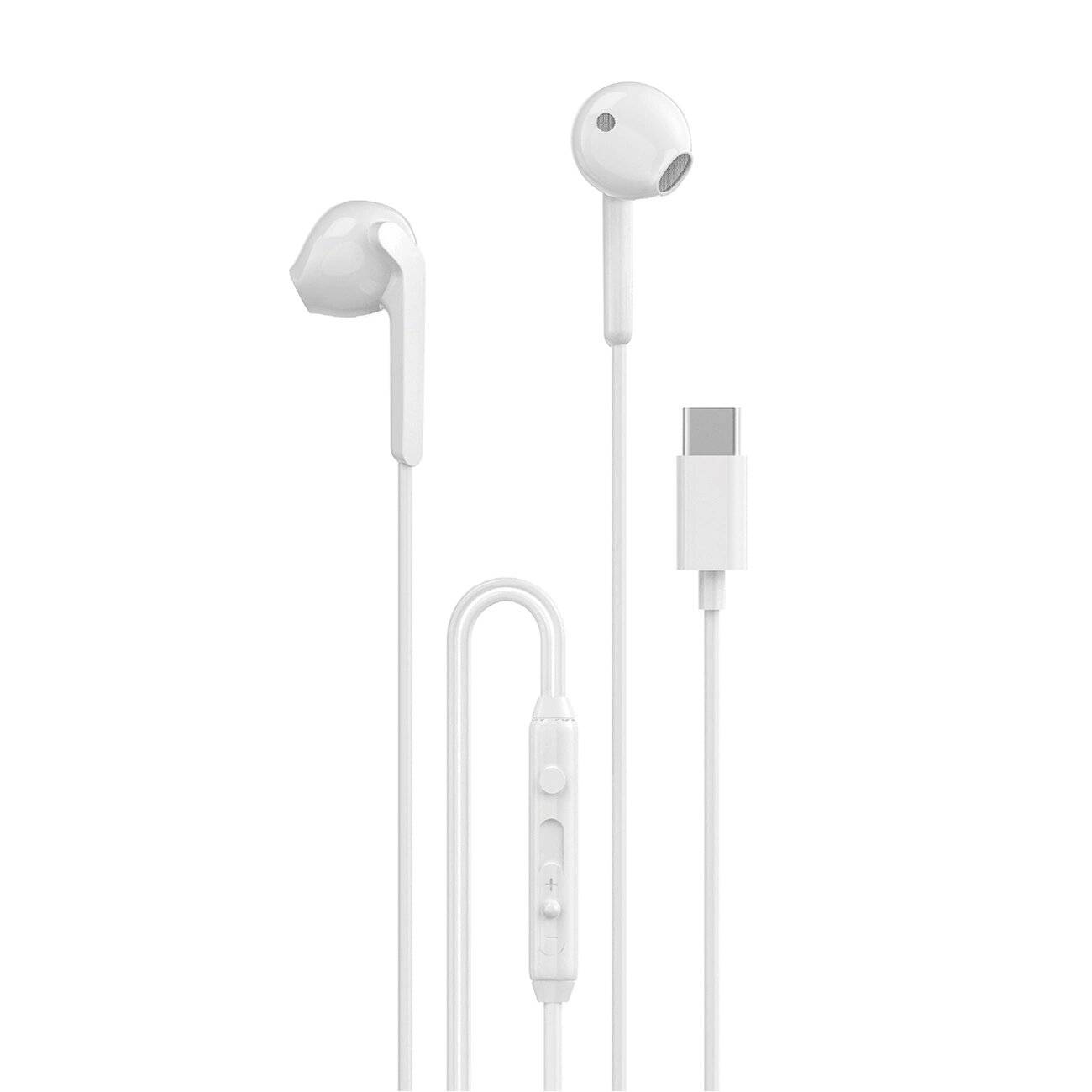 Dudao X3C In-Ear-Kopfhörer USB-C Kabel, 1,2 m – Weiß