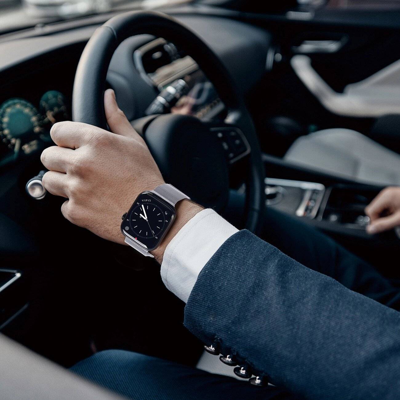 Dux Ducis Magnetarmband Watch Ultra / 9 8 7 6 5 4 3 2 SE 49 45 44 42 mm Magnetband silber