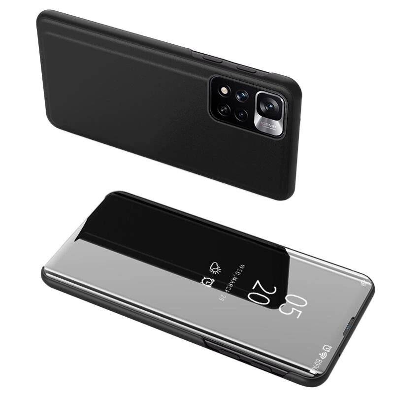 Clear View Case Hülle Realme 10 Flip Cover schwarz