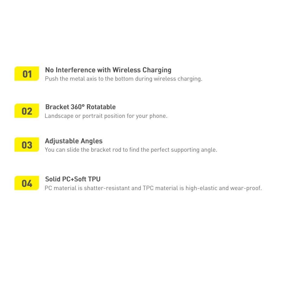 Baseus Klappständer Magnethalterung weiß LUXZ010002
