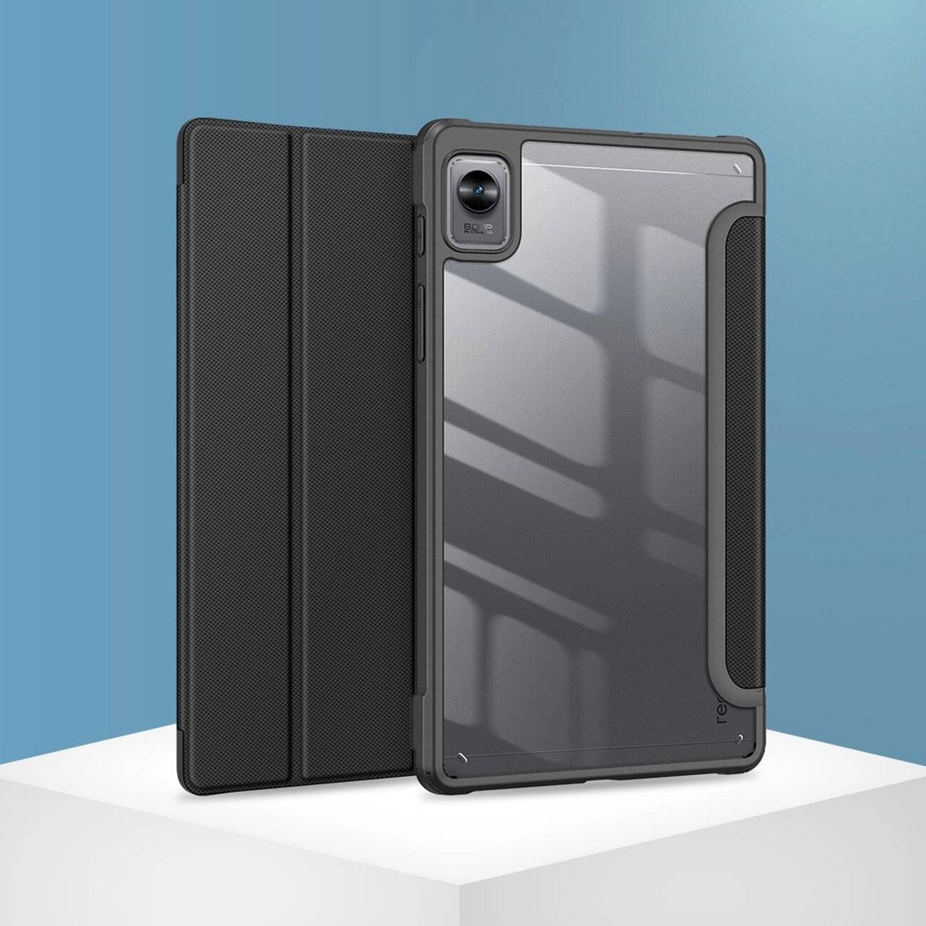 Dux Ducis Toby Armored Flip Smart Case Realme Pad Mini schwarz