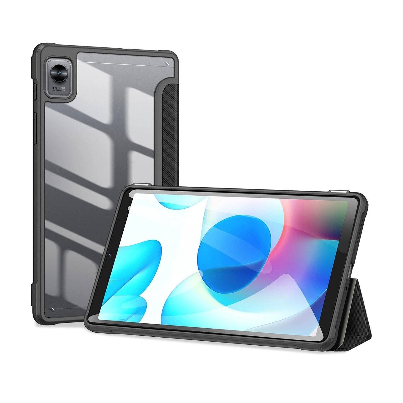 Dux Ducis Toby Armored Flip Smart Case Realme Pad Mini schwarz