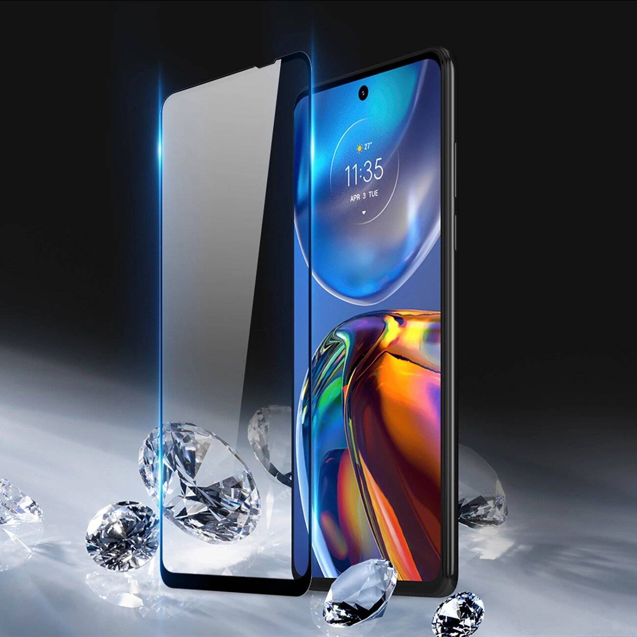 Dux Ducis 10D Tempered Glass langlebiges gehärtetes Glas 9H gesamten Bildschirm Rahmen Motorola