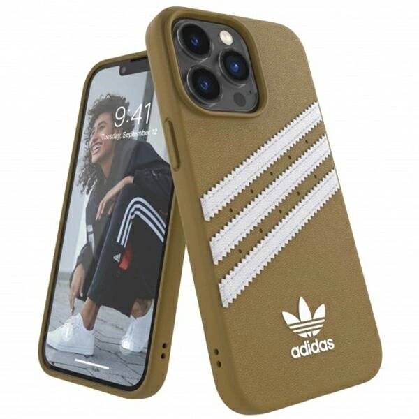 Adidas OR Moulded PU iPhone 13 Pro / 6,1" beżowo-złoty/beige-gold 47806