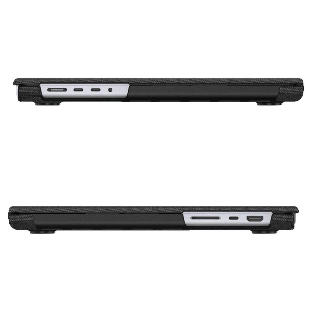 Spigen Urban Fit Hülle MacBook Pro 16'' 2021-2023 – Schwarz