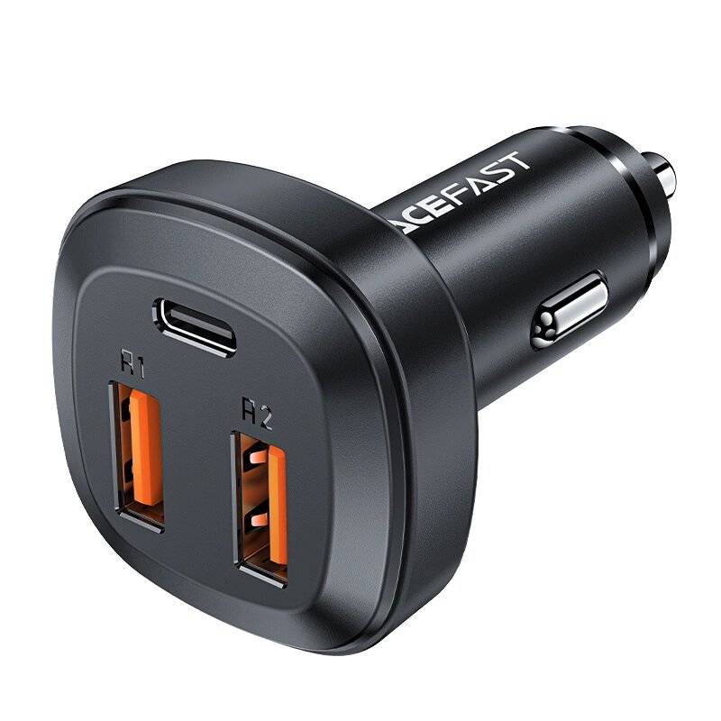 Acefast Autoladegerät 66W 2x USB / Type C, PPS, Power Delivery, Quick Charge 4.0, AFC, FCP, SCP