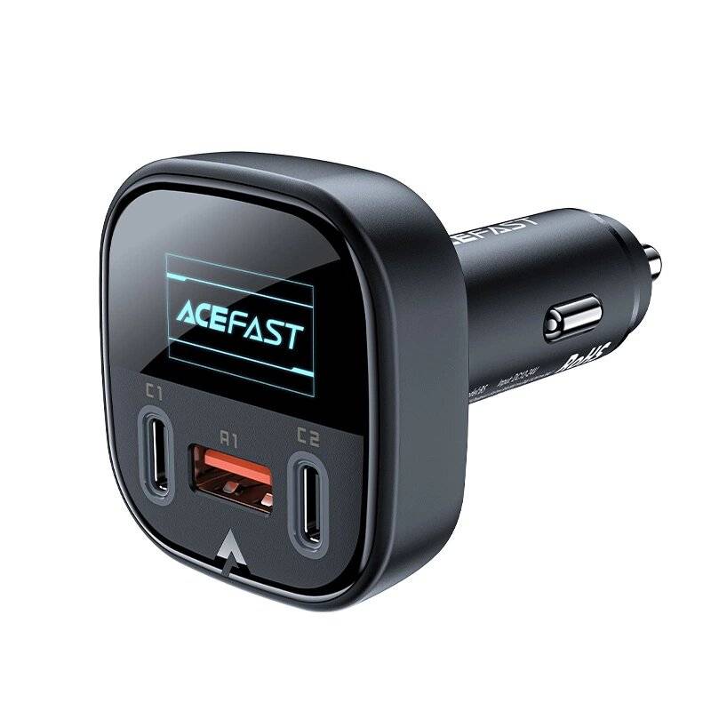 Acefast Autoladegerät 101W 2x USB Typ C / USB, PPS, Power Delivery, Quick Charge 4.0, AFC, FCP