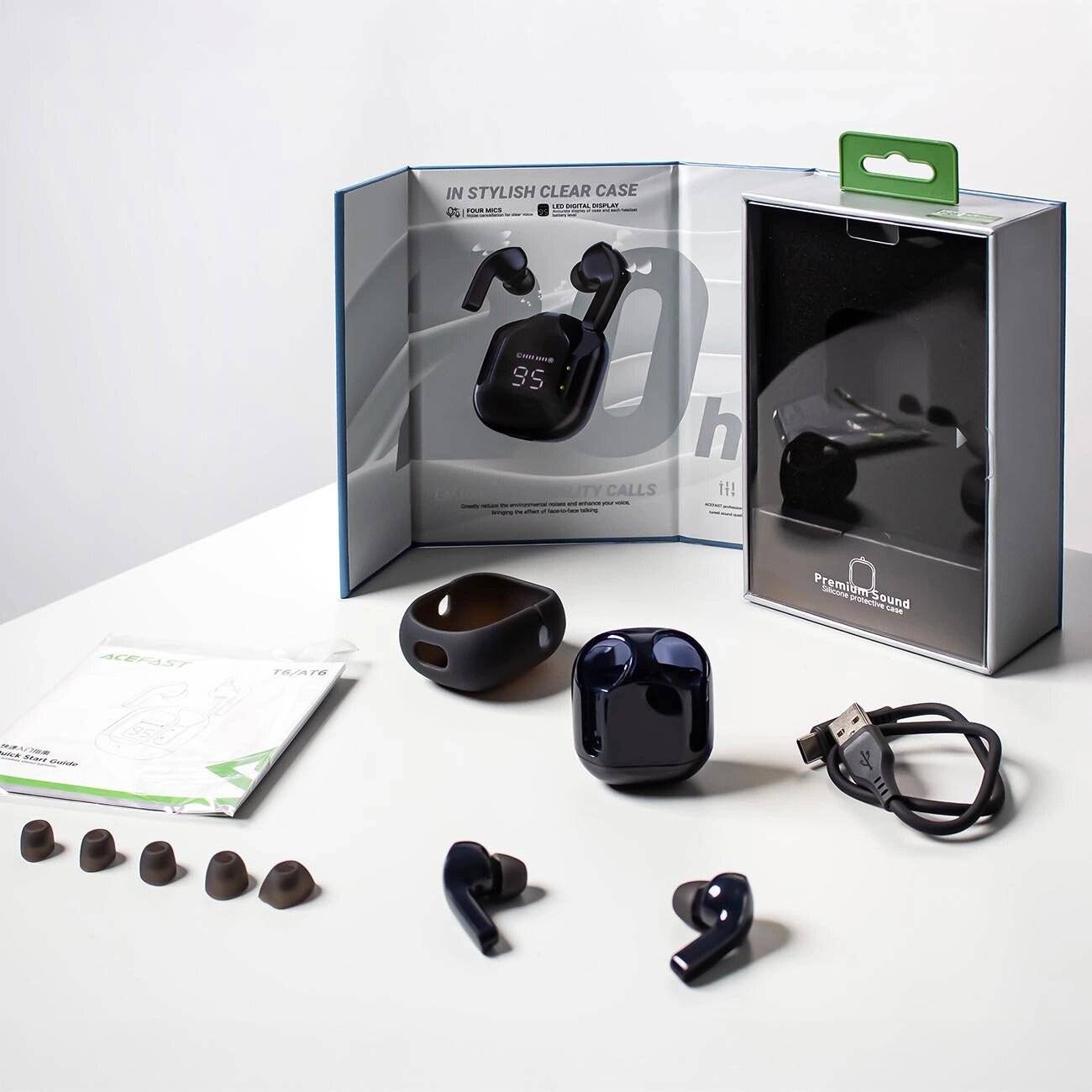 Acefast T6 In-Ear-TWS-Bluetooth-Funkkopfhörer – Pink