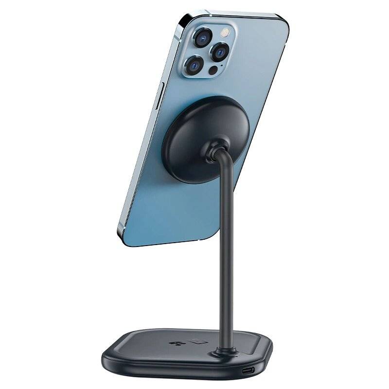 Acefast 15W Qi Wireless Charger iPhone MagSafe Apple AirPods Ständerhalter Magnethalter grau E6