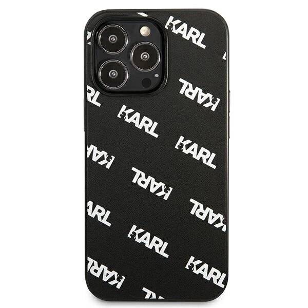 Karl Lagerfeld KLHCP13LPULMBK3 iPhone 13 Pro / 6.1" Hartschale schwarz/schwarz Allover