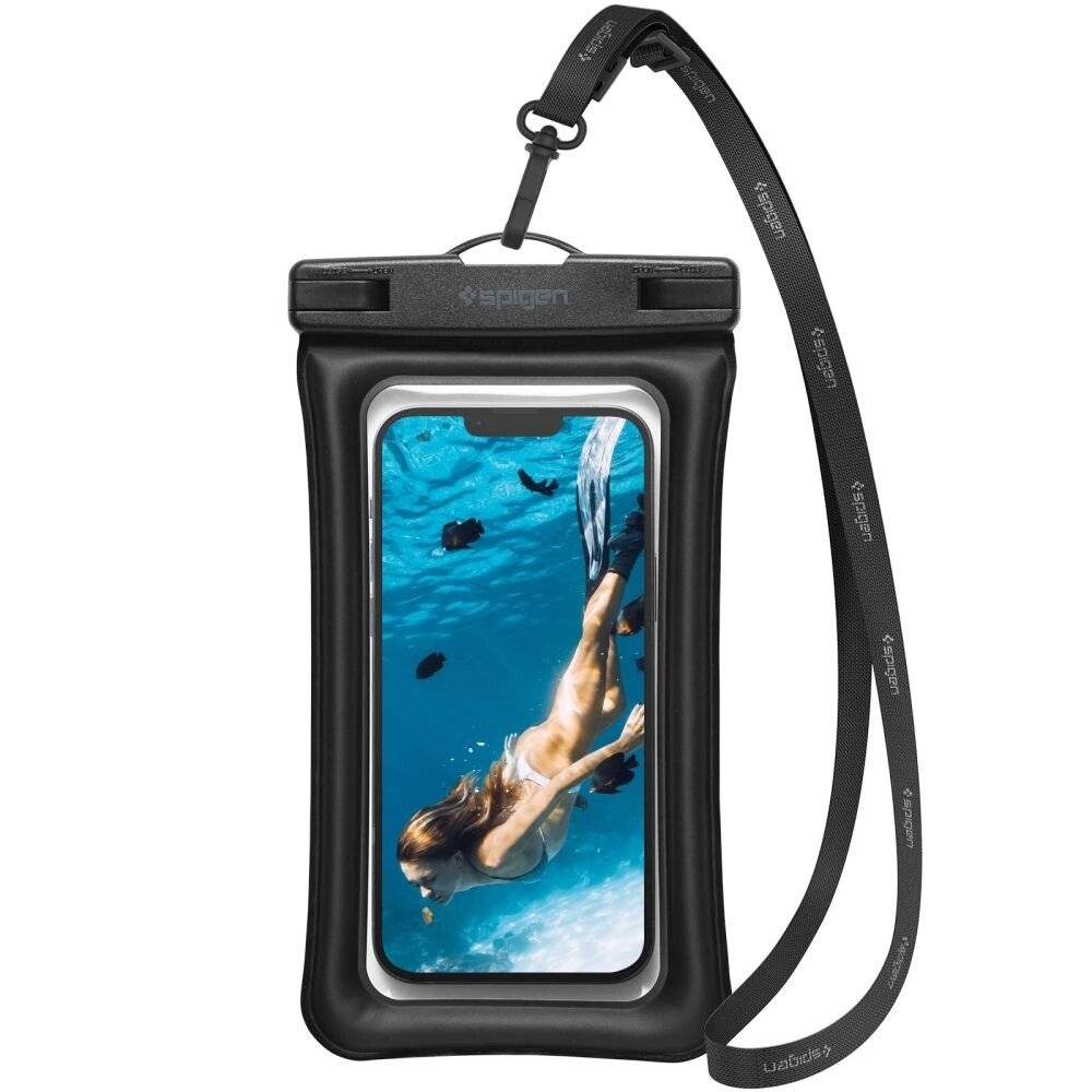 Spigen Aqua Shield A610 wasserdichtes Gehäuse schwimmt Wasser – Schwarz