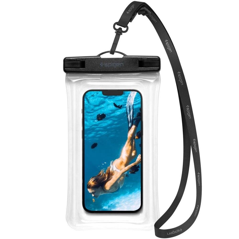 Spigen Aqua Shield A610 Hülle, wasserdicht, Wasser schwimmend – transparent