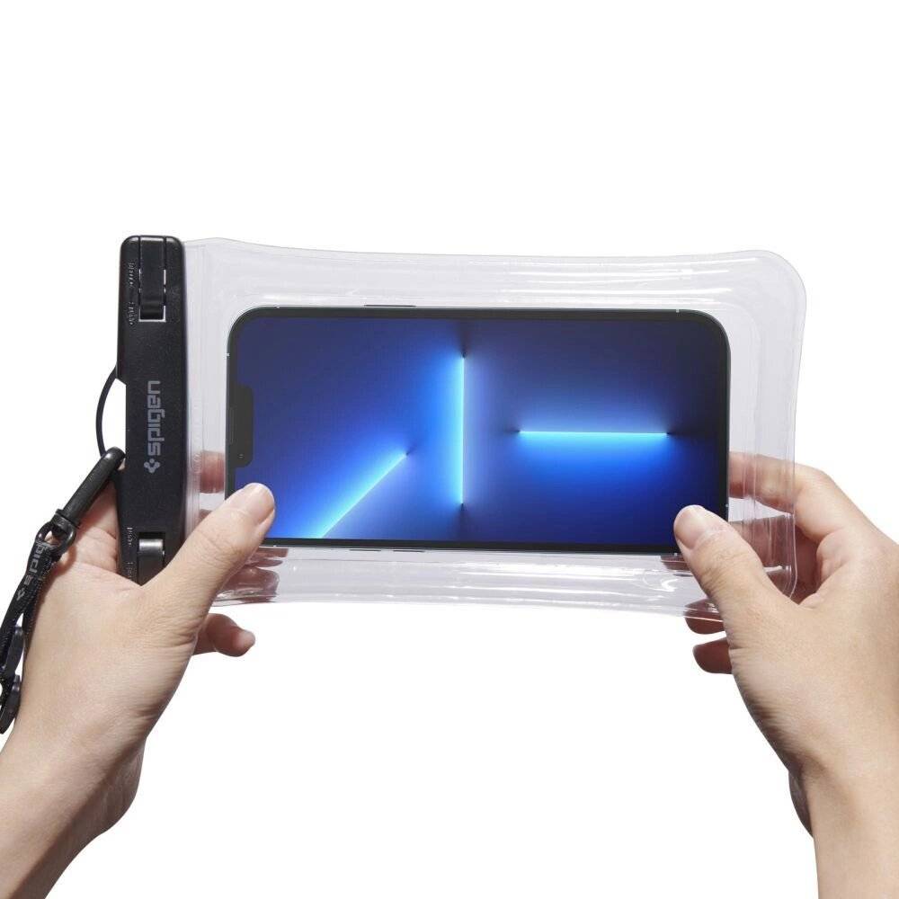 Spigen Aqua Shield A610 Hülle, wasserdicht, Wasser schwimmend – transparent