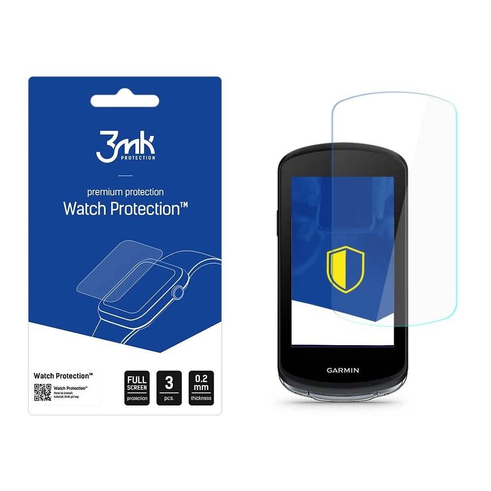 3mk Watch Protection™ Hybridglas vs. FlexibleGlass Lite Garmin Edge 1040