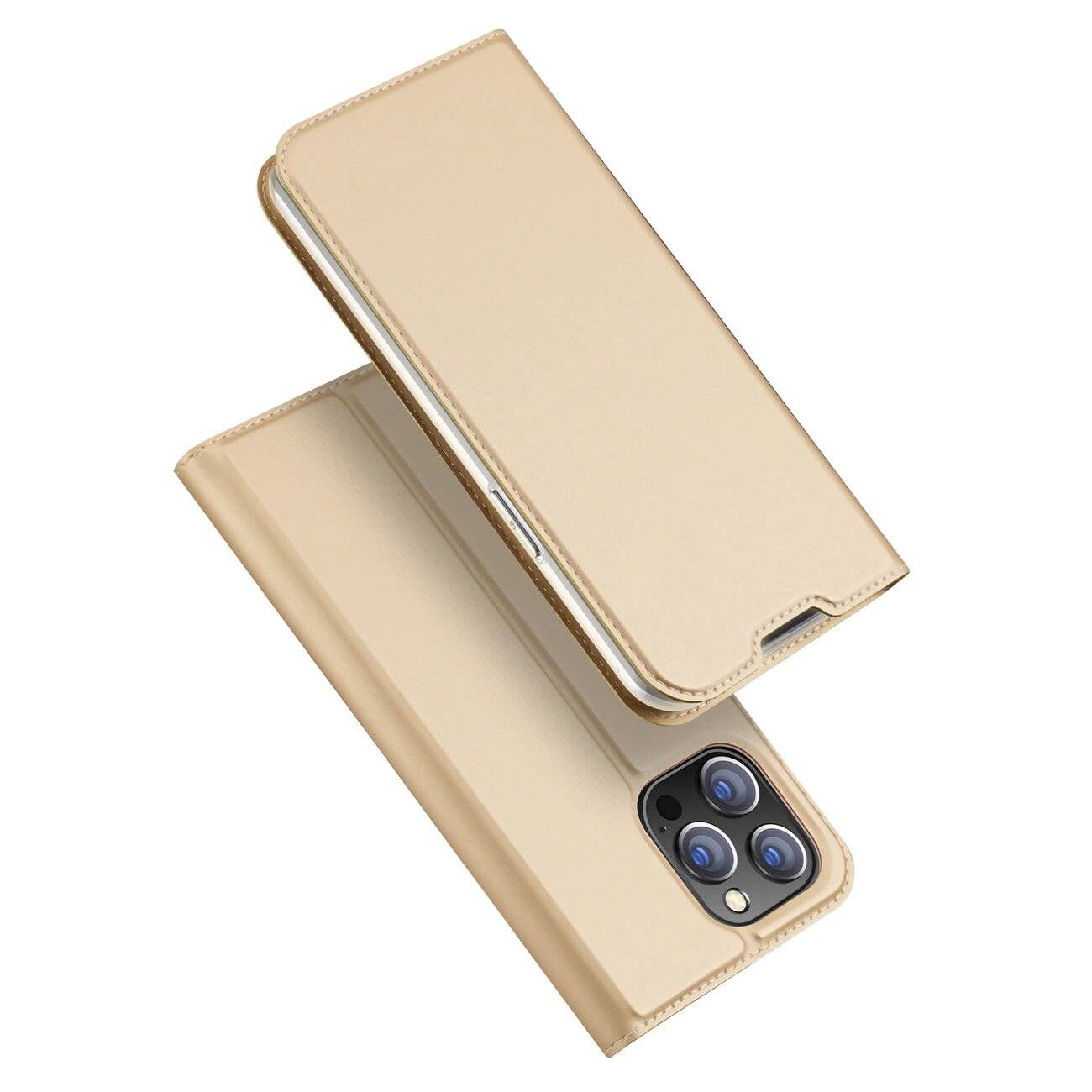Dux Ducis Skin Pro Holster Flip Cover iPhone 14 gold