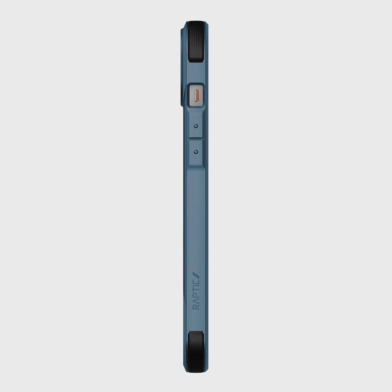 Raptic X-Doria Fort Case iPhone 14 Plus gepanzerter blauer MagSafe-Hülle