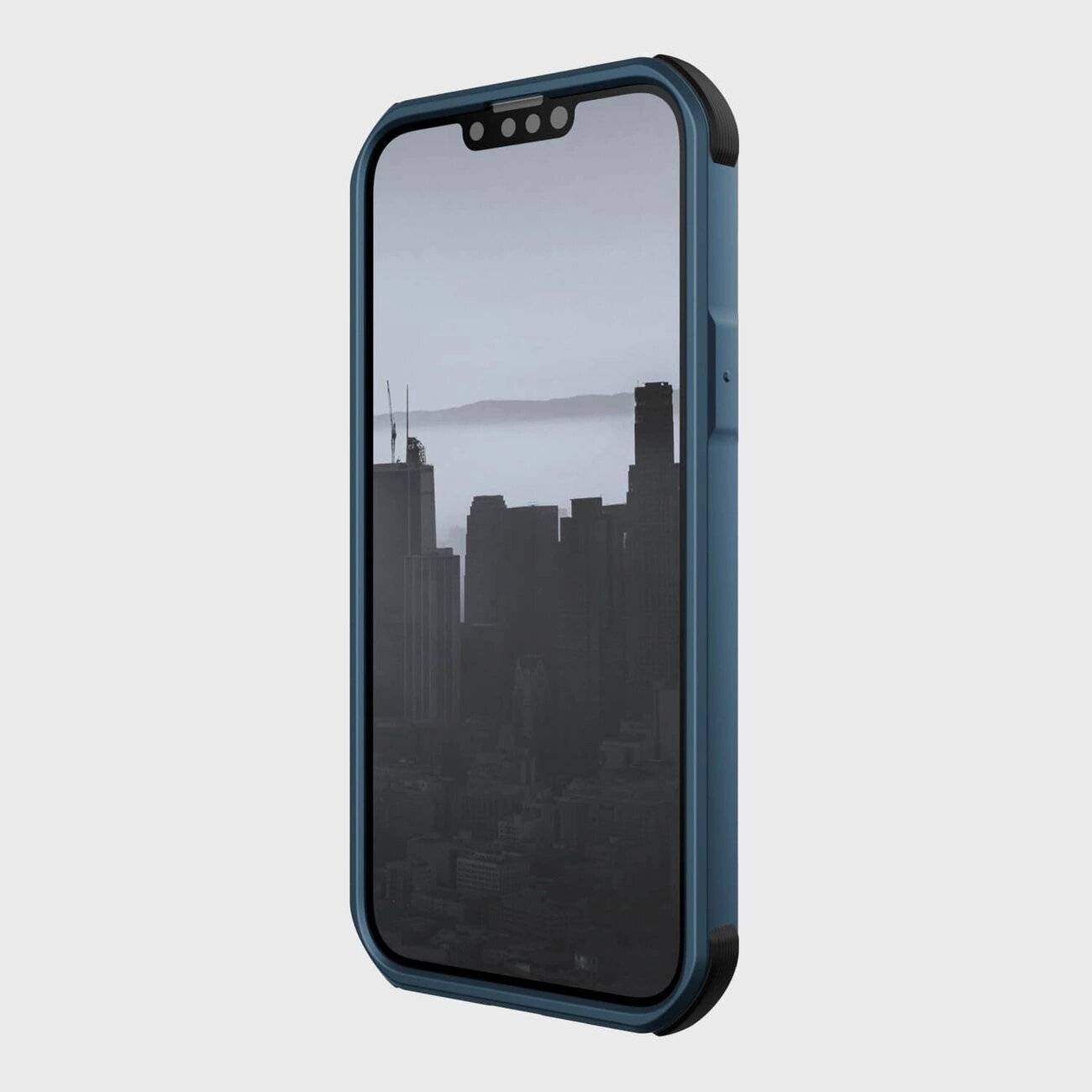 Raptic X-Doria Fort Case iPhone 14 Plus gepanzerter blauer MagSafe-Hülle