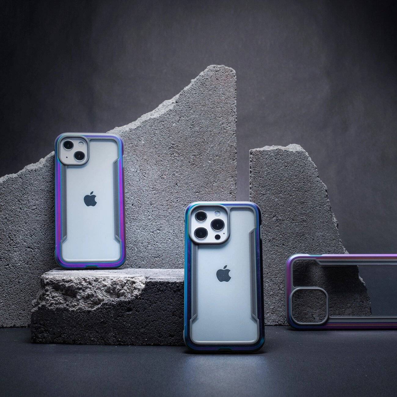 Raptic X-Doria Shield Case iPhone 14 Pro gepanzerte Hülle blau