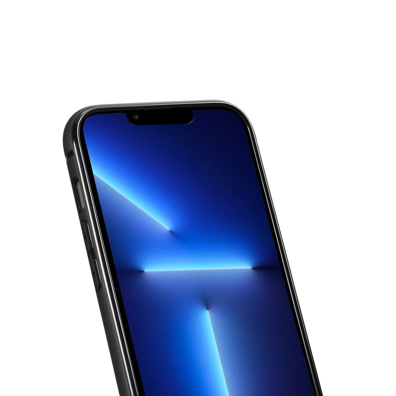 iCarer Leather Oil Wax Hülle Naturleder bezogen iPhone 14 Plus blau WMI14220719-BU