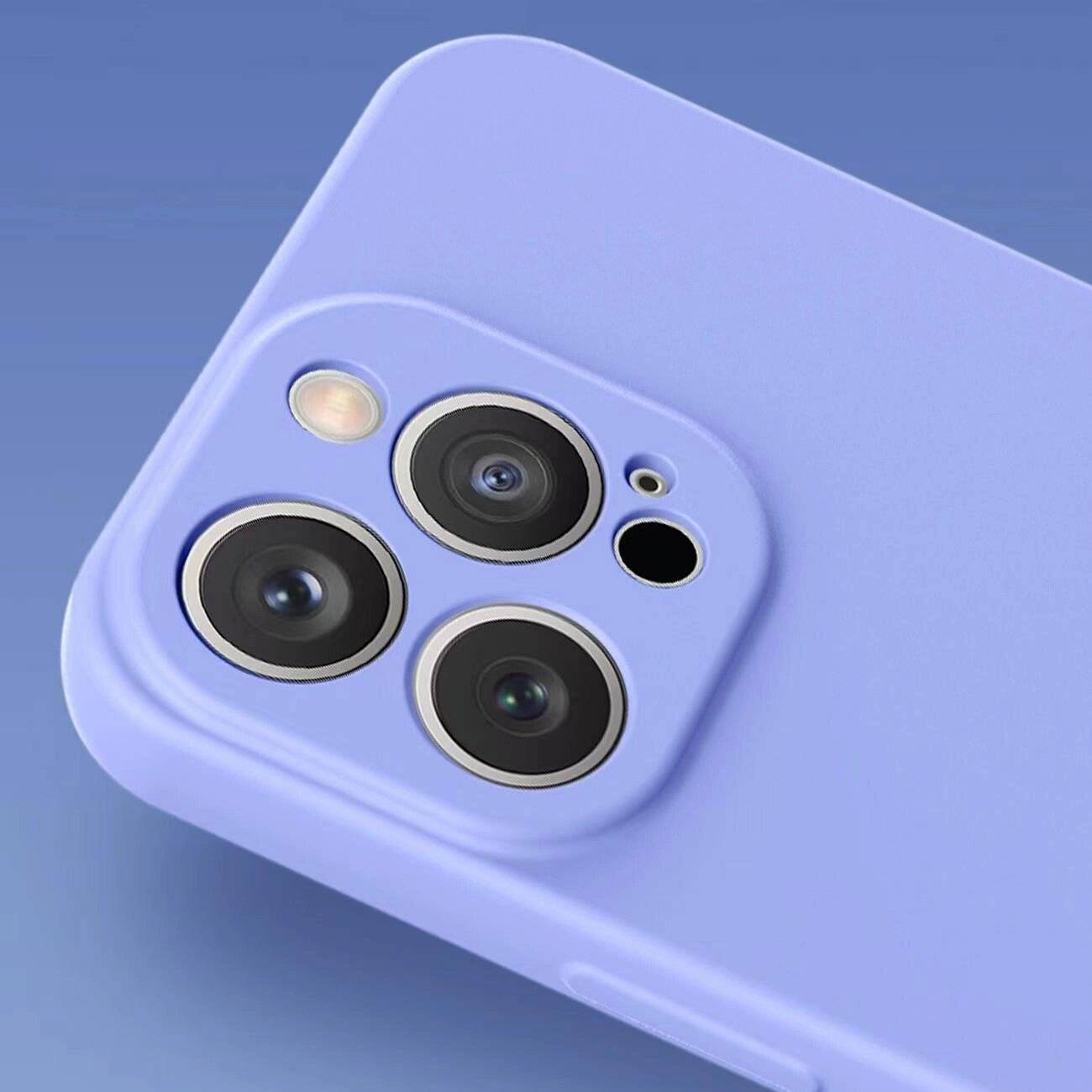 Silikonhülle iPhone 14 Plus hellblau