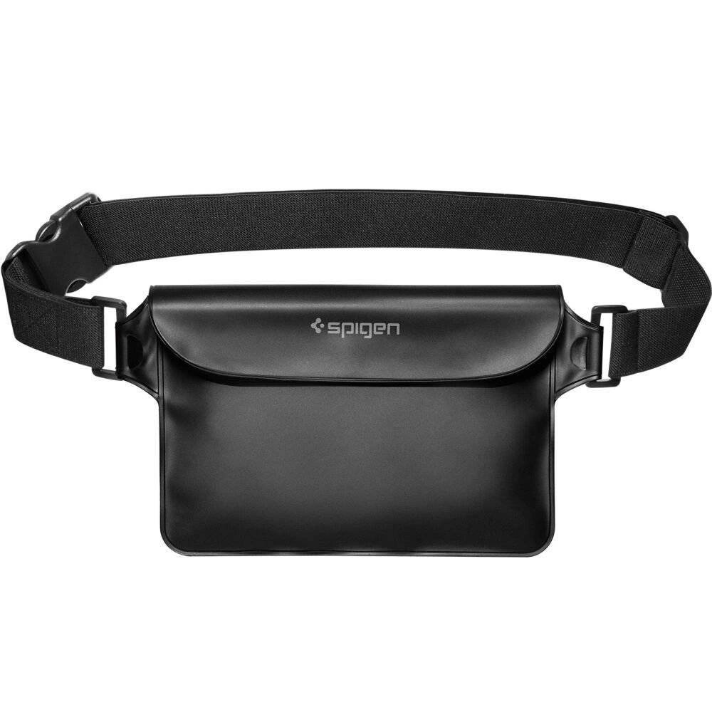 Spigen Aqua Shield A621 wasserdichte Hüfttasche + schwimmende Tasche – Schwarz