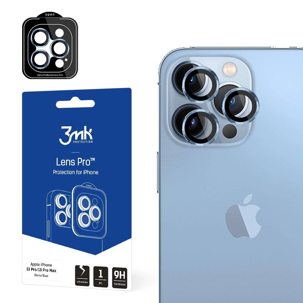 Apple iPhone 13 Pro/13 Pro Max – 3mk Lens Protection Sierra Blue