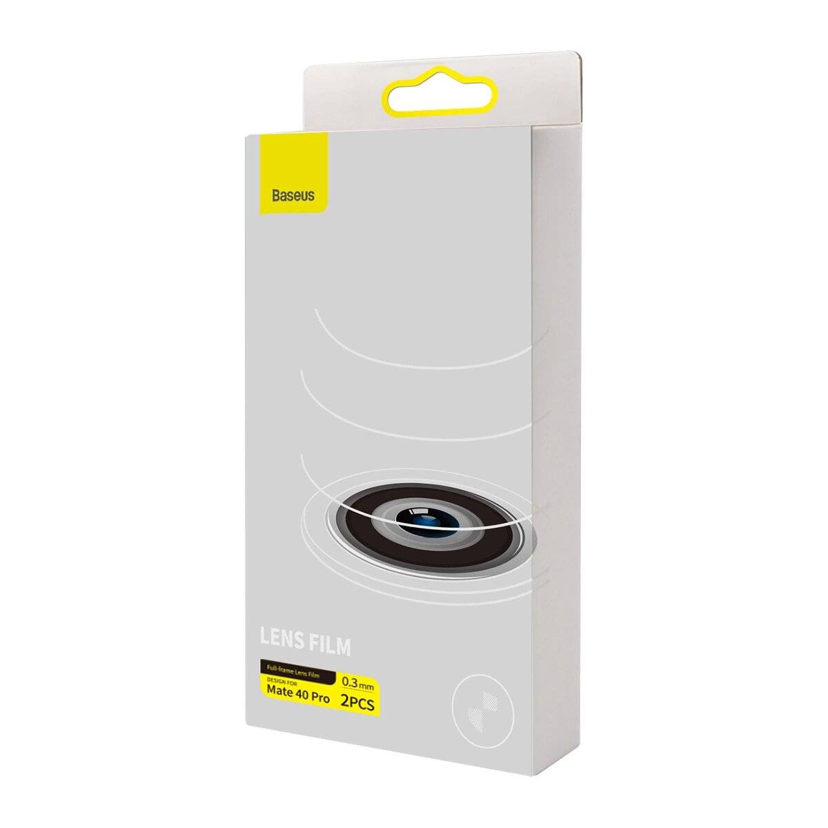 Baseus Huawei Mate 40 Pro Kamerafolie 0,3 mm 2 Stück transparent + Reinigungsset SGQK000502