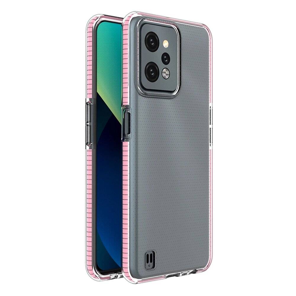 Spring Case Realme C31 Silikonhülle Rahmen hellrosa