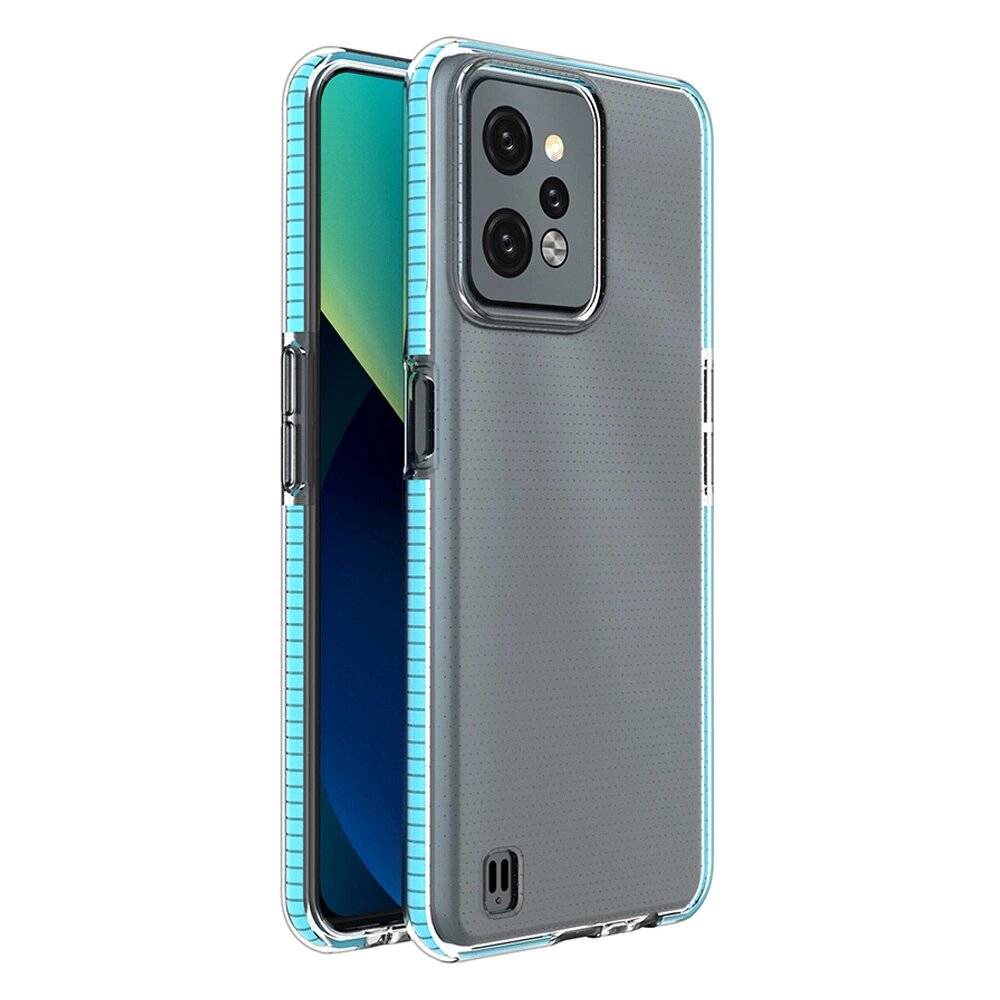 Spring Case Realme C31 Silikonhülle Rahmen hellblau