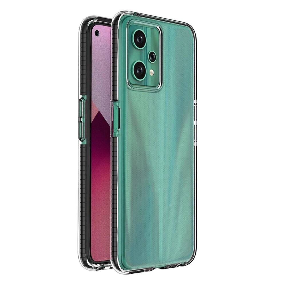 Spring Case Hülle Realme 9 Pro Silikonhülle Rahmen schwarz